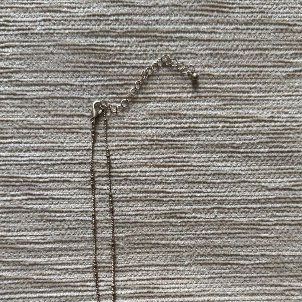 Noonday Long Tassel Pendant Necklace Gold And Pink - Picture 3 of 4